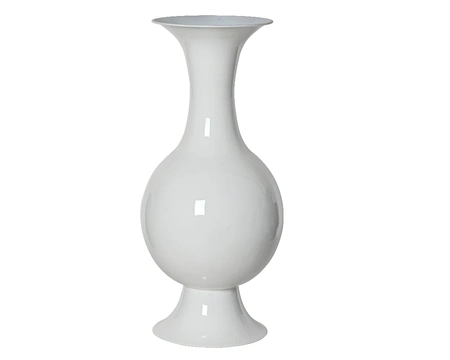 Vaas IJzer Wit 56cm