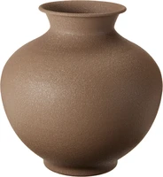 Vaas Metaal Craquelé Bruin 23cm