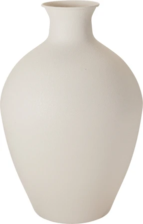 Vaas Metaal Craquelé Offwhite 46cm