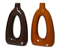 Vaas Organisch Porselein Bruin 31,7cm Assorti 1st