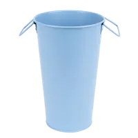 Vaas Zink Blauw 18cm Assorti 1st
