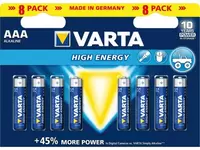 Varta AAA-Batterijen 8 stuks