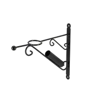 Vlaggenstokhouder met Haak Zwart