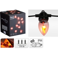 Vlamverlichting 10 Lampen 2,7m