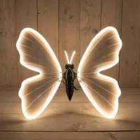 Decoratie Vlinder LED 80cm