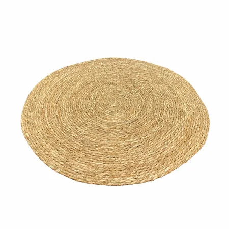 Vloerkleed Rond Gevlochten Zeegras Ø80cm