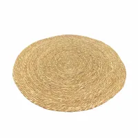 Vloerkleed Rond Gevlochten Zeegras Ø80cm