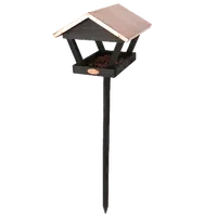 Voedertafel op Paal Zwart Koper 117,5cm