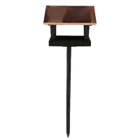 Voedertafel op Paal Zwart Koper 117,5cm