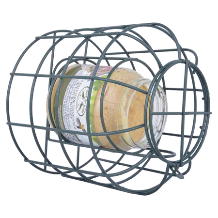 Vogelpindakaas Houder Metaal Groen