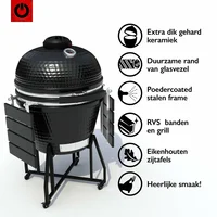 Kamado Volt! Barbecue Black 22 inch