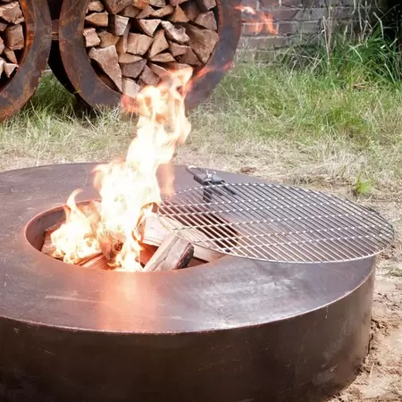 Vuurtafel Cortenstaal Ø125cm