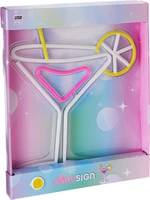 Wanddecoratie Neon Cocktail Assorti 1st