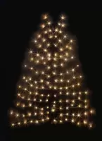 Wandkerstboom Ziggy 136 LED 120cm Bruin