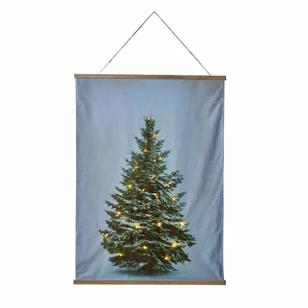 Wandkleed Kerstboom 20 LED 90x120cm