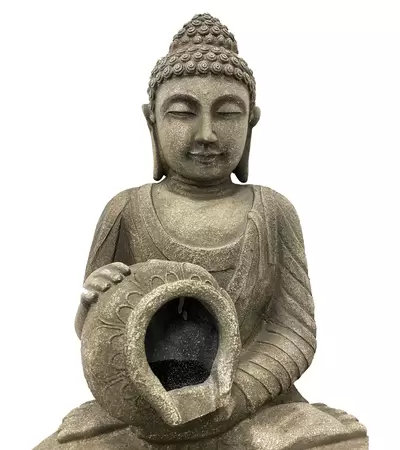 Waterornament Boeddha met Kruik 81cm