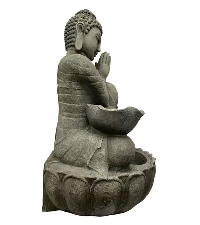 Waterornament Boeddha met Waterschaal 82cm