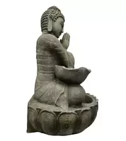 Waterornament Boeddha met Waterschaal 82cm