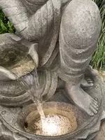 Waterornament Boeddha met Waterschaal 82cm