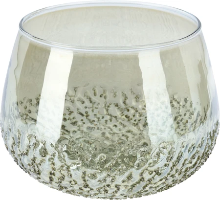Waxinelichthouder Glas Groen 8cm