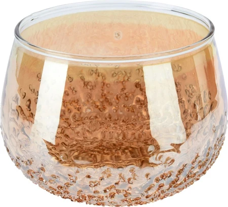 Waxinelichthouder Goud Glas 8cm