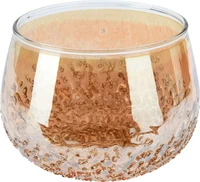 Waxinelichthouder Goud Glas 8cm
