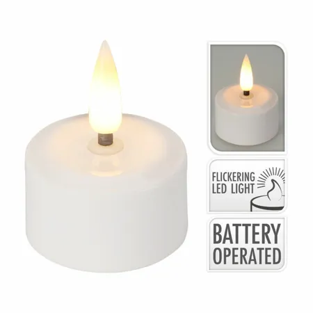Oplaadbare Waxinelichtjes LED Startset 4st