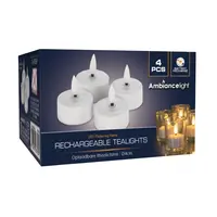 Oplaadbare Waxinelichtjes LED Uitbreidingsset 4st