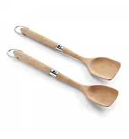 Weber wok bestekset 2-delig hout