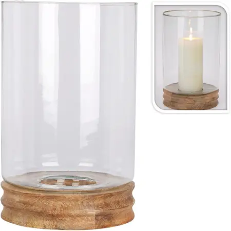 Windlicht Glas 33cm