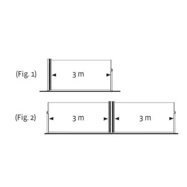 Oprolbaar Windscherm XL-Pakket Antraciet 160x600cm