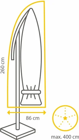 Winza Parasolhoes Zweefparasol 260cm