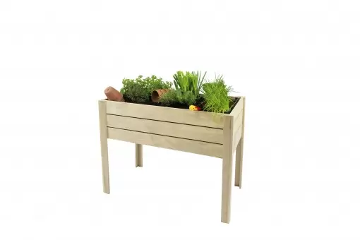 Woodvision Minigarden op Poten 100x50x80cm