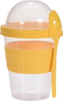 Yoghurtbeker met Lepel 600ml Assorti 1st